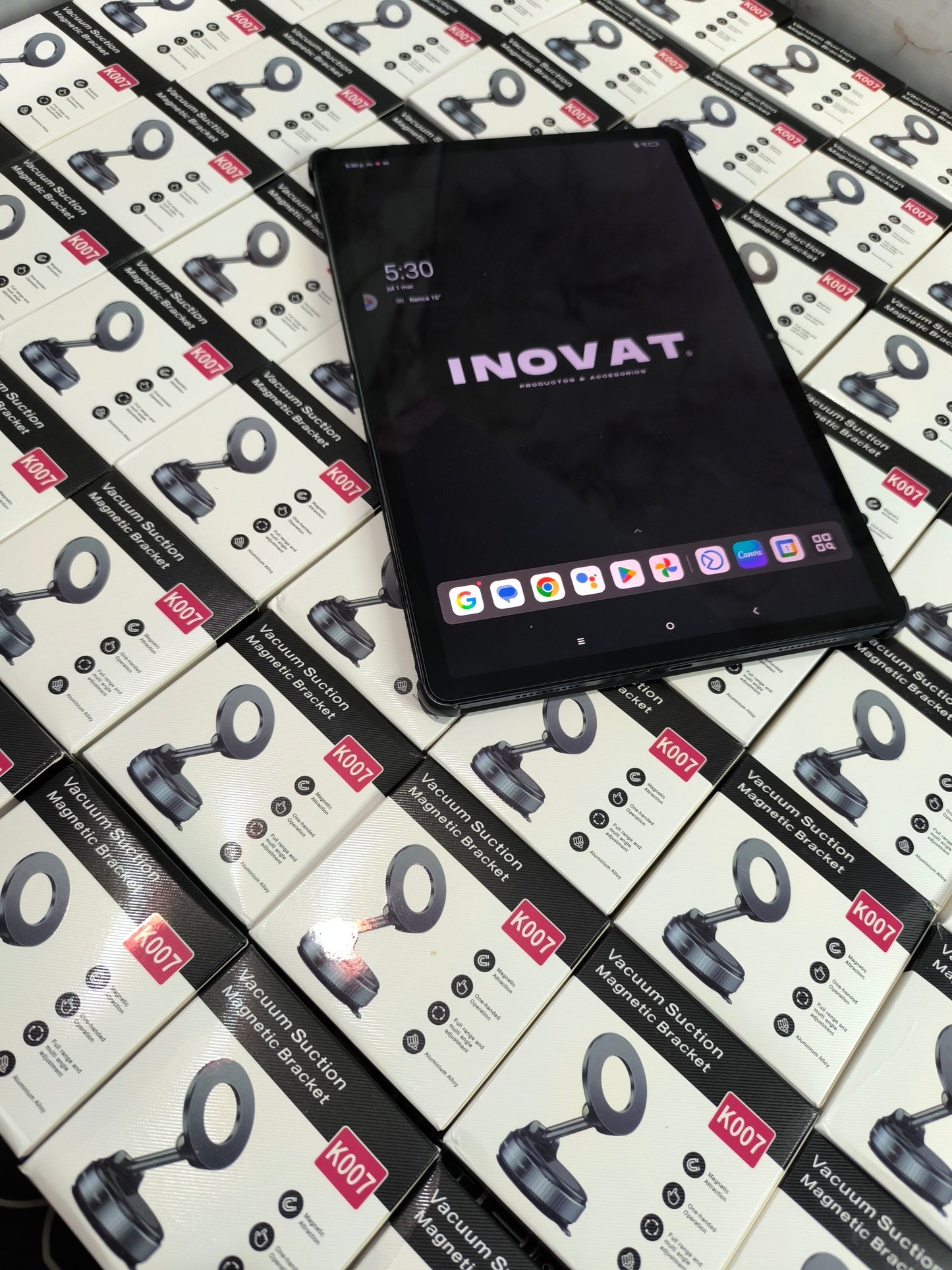 Soporte Celular magnético MagSafe para vehículos, oficina, videos - Extra fuerte con Ventosa, Giro 360° ajustable, iPhone y Android