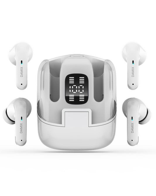 2025! Nuevos Audífonos Doble Par, sonido HiFi, bluetooth 5.5, Cancelación de ruido ENC, 2 pares de auriculares